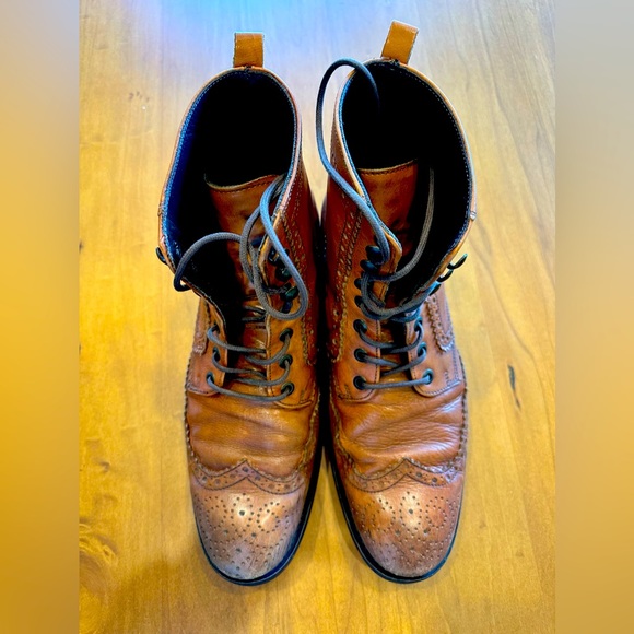 a.testoni Wing Tip Brogue Boots - Picture 8 of 12